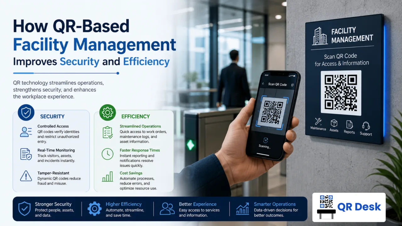 How QR-Based Facility Management Improves Security and Efficiency