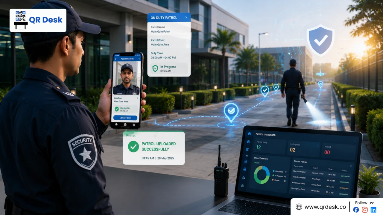 How Smart Security Guard Patrol Software Ensures Accountable & Verified Facility Safety — QR Desk