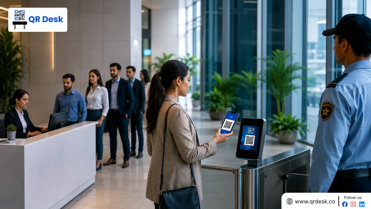 Stop Reception Delays and Security Risks: Transform Your Workplace with Smart QR-Based Visitor Management — QR Desk