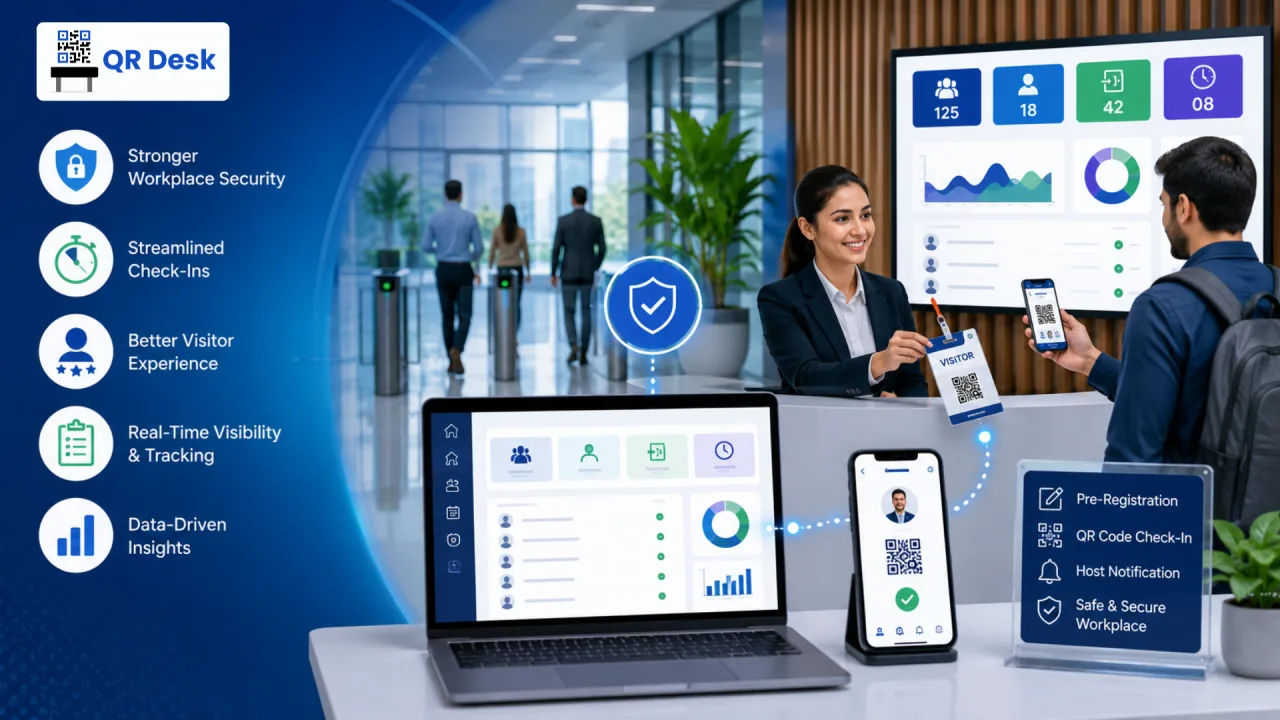 How Visitor Management Software Improves Workplace Security, Streamlines Check-Ins & Enhances Visitor Experience — QR Desk