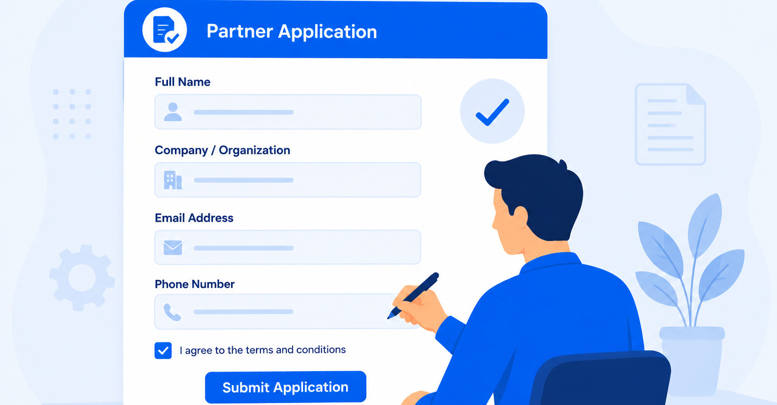 Apply to become a QR Desk partner