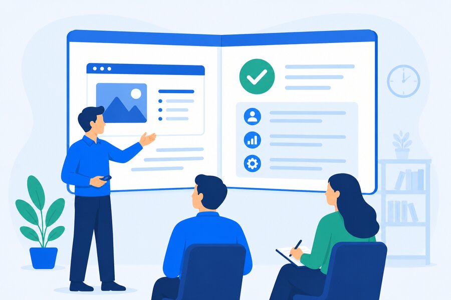 Product training and sales material
